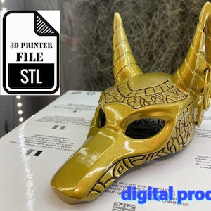 antique dog helmet, STL file for 3d printer, decoration, not cosplay