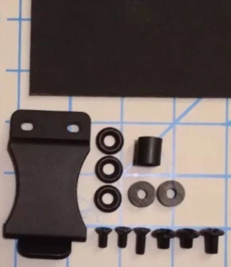Do It Yourself Diy Iwb Holster Kit 1 5 Or 75 Fomi Belt Clip 080 Coyote Brown Black Kydex 12 X8