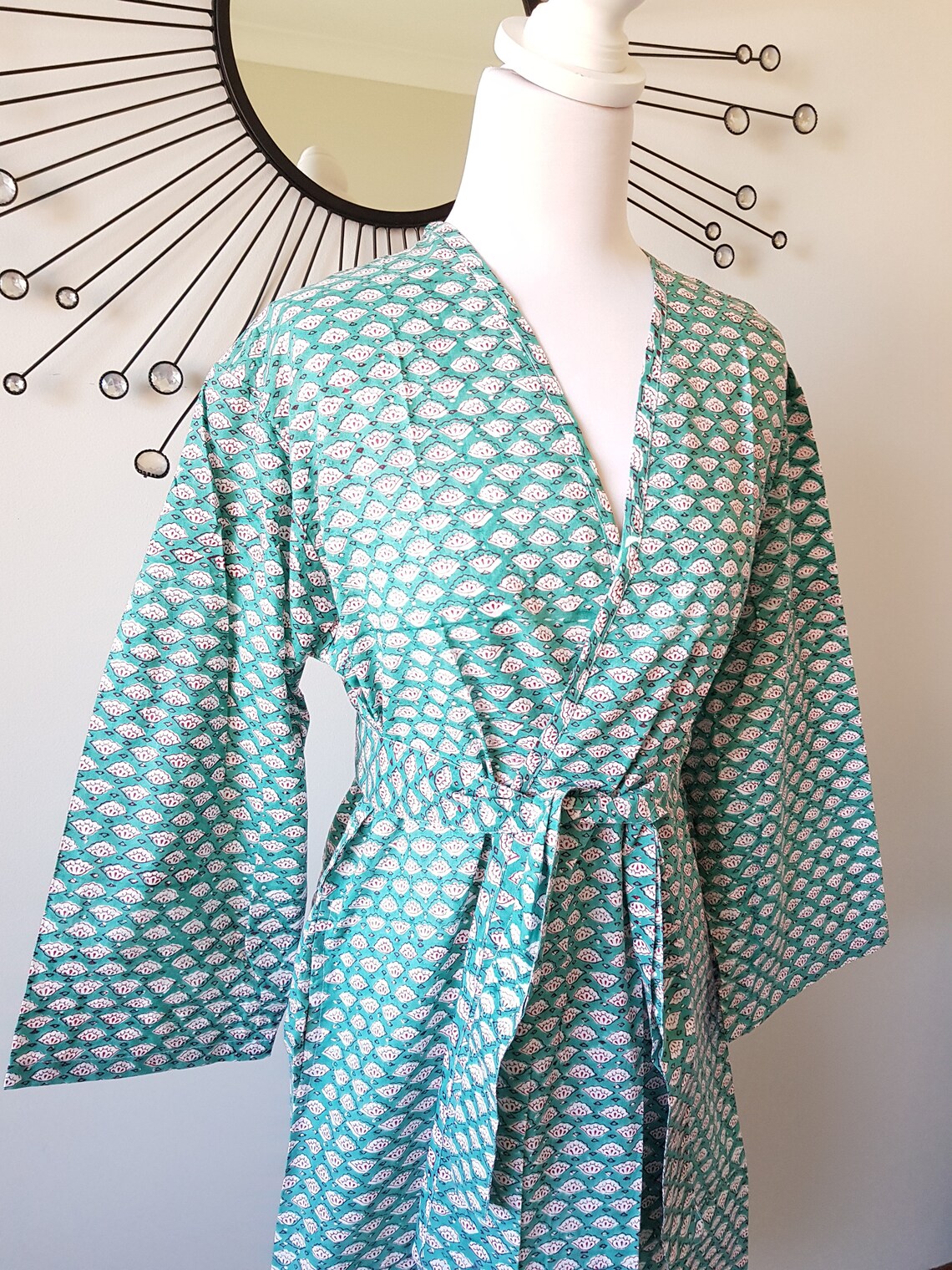 block print robes
