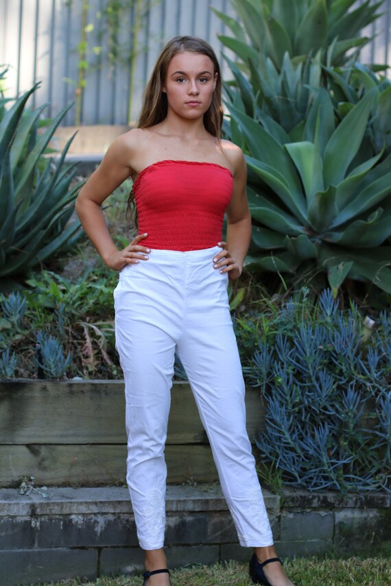 Cotton Trouser With Pockets Cotton 