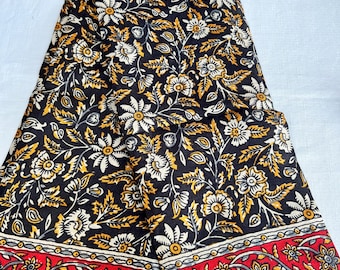 Floral Print Khadi Silk Dupatta