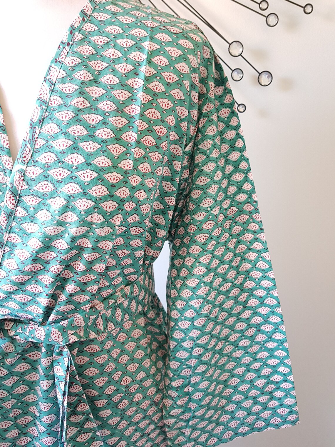 block print robes