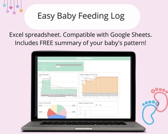 Baby Feeding Tracker Spreadsheet