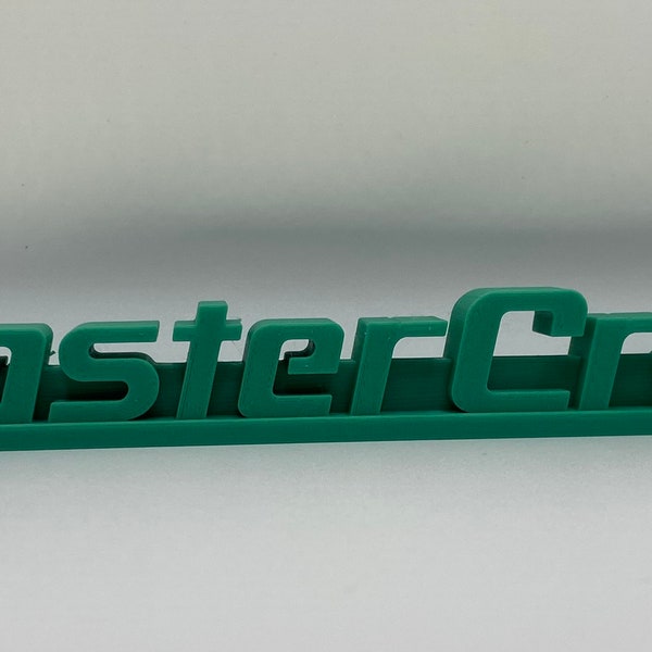 Mastercraft Boat Logo Sculpture - display your love for Mastercraft on your desk! Available in multiple colors