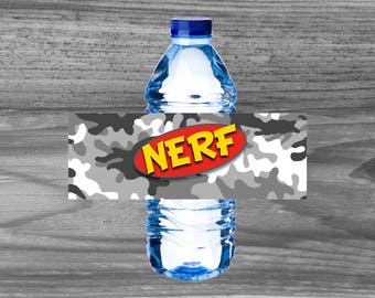 Dart Party Water Bottle Wraps -  The perfect way to add some flare to your child's party!