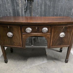 Antique Georgian Regency Mahogany Inlaid Sideboard