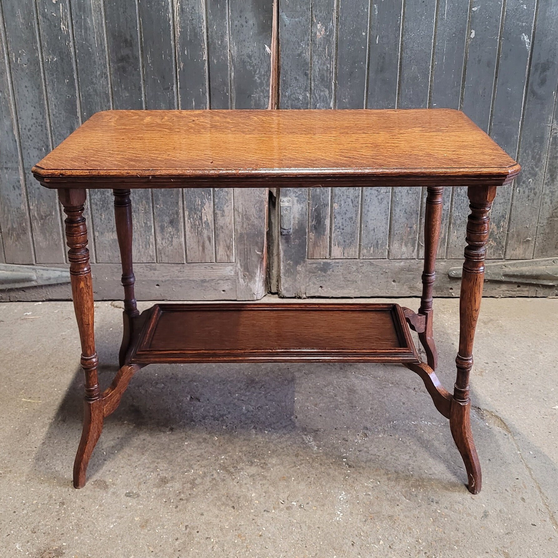 Antique Victorian Arts and Crafts Oak Side Table Hall Table Occasional Table Etsy