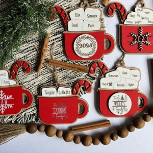 Personalized Christmas Hot Chocolate Mug SVG