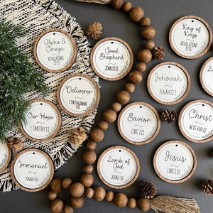 Names of Christ Ornament SVG
