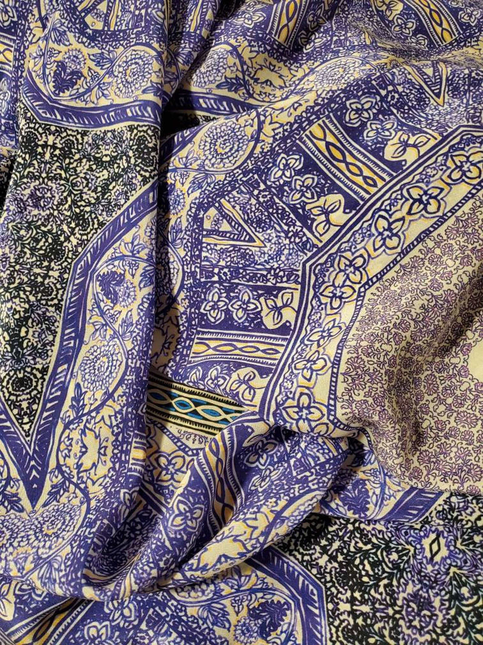 100 Silk Wild Rag, Extra Large Etsy