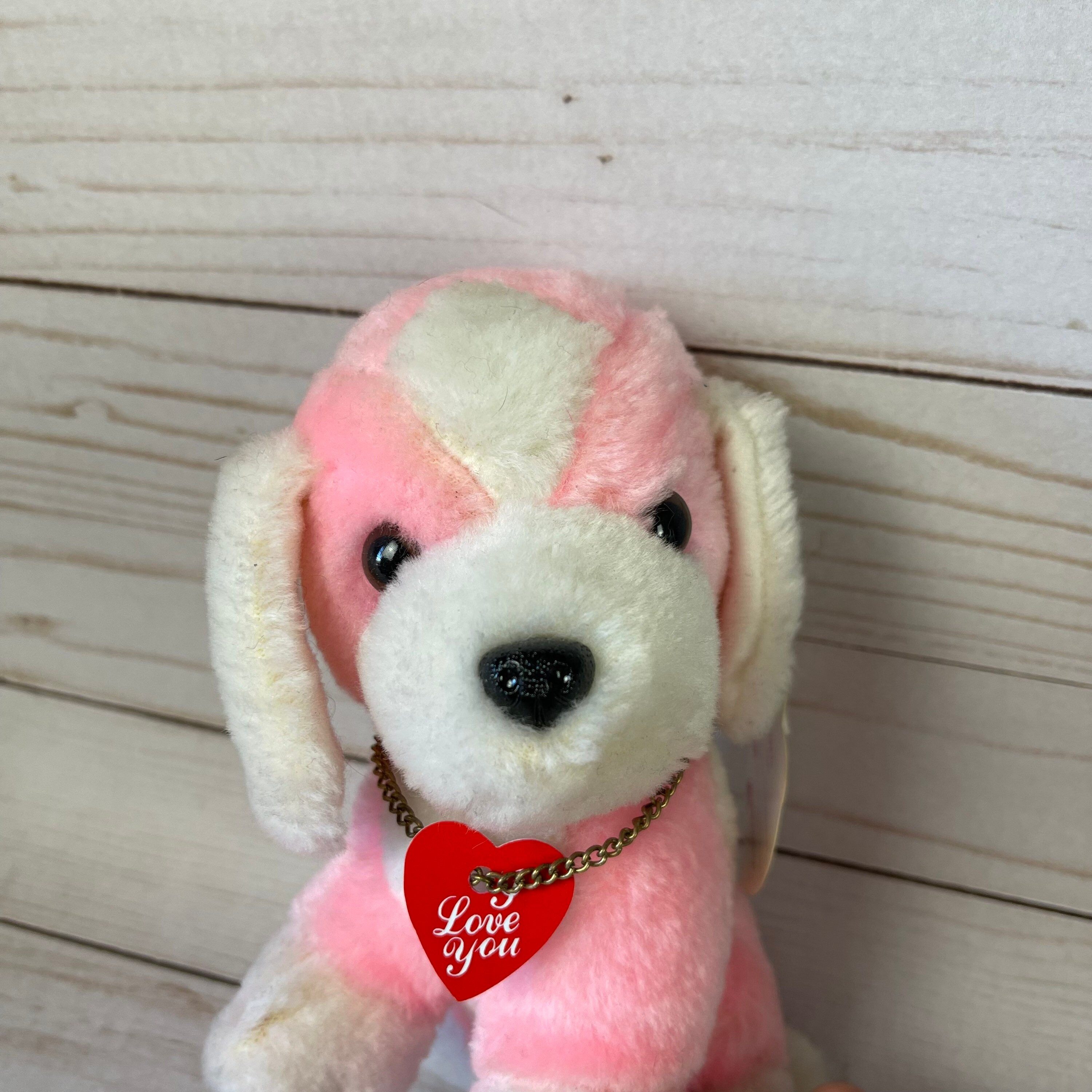 Pink Stuffed Puppy - Etsy