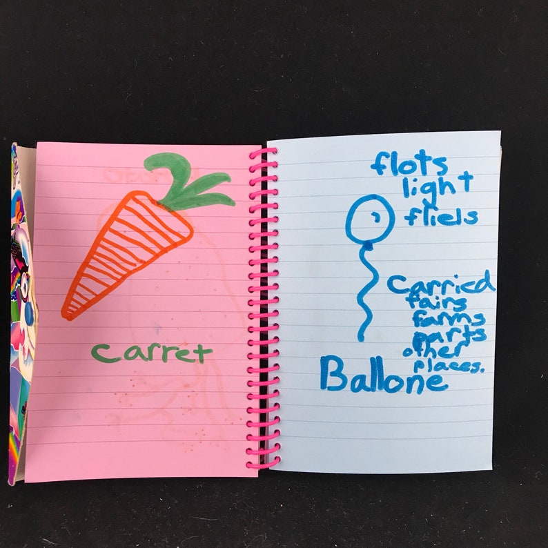 Vintage 1990/'s Lisa Frank Roary the Polar Bear Notebook. Used Has some writing on pages and wear to cover.