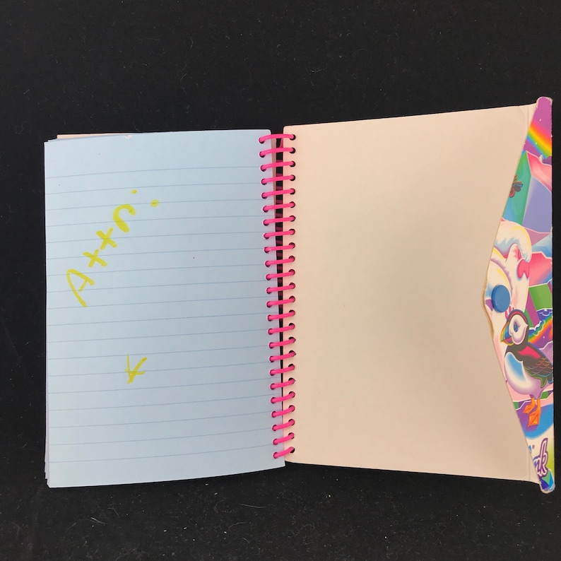 Vintage 1990/'s Lisa Frank Roary the Polar Bear Notebook. Used Has some writing on pages and wear to cover.
