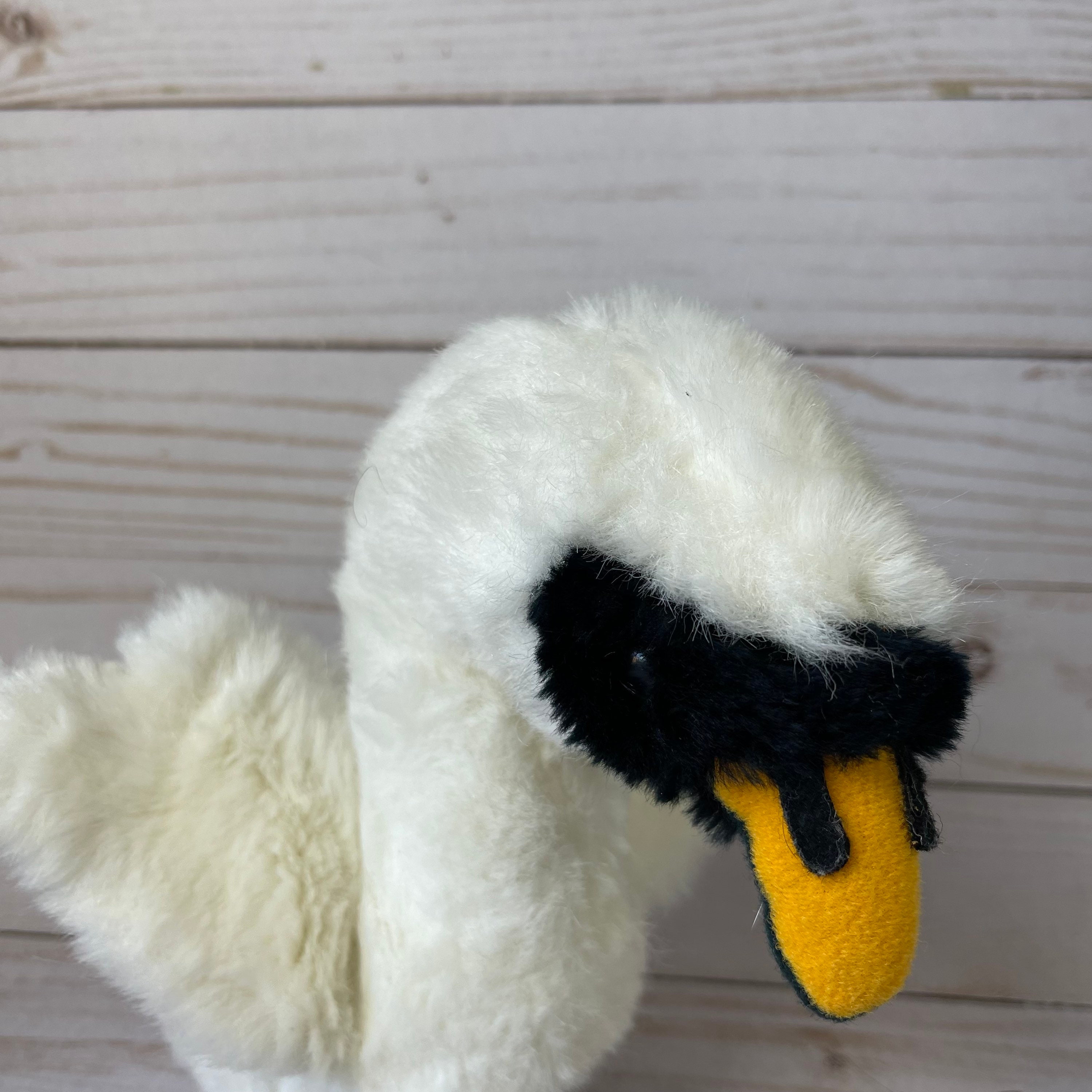 white swan stuffed animal