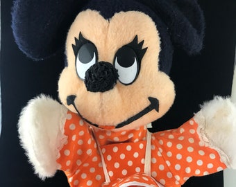 Vintage Walt Disney Productions Minnie Mouse Hand Puppet.