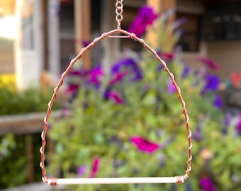 Bundle & Save Hummingbird Swings, Copper Bird Perch