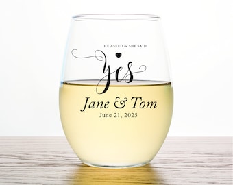 24pcs - Personalized Stemless Wine Glass 9oz - Various Styles - ST9OZ-EDPP224