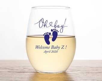 24pcs - Add Your Logo or Custom Design - Custom Design Stemless Wine Glass 9oz (CUSTOM-9OZ)