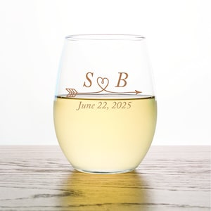 24pcs - Personalized Stemless Wine Glass 9oz - Various Styles - ST9OZ-EDPP250