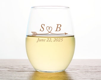 36pcs - Personalized Stemless Wine Glass 9oz - Various Styles - ST9OZ-EDPP250