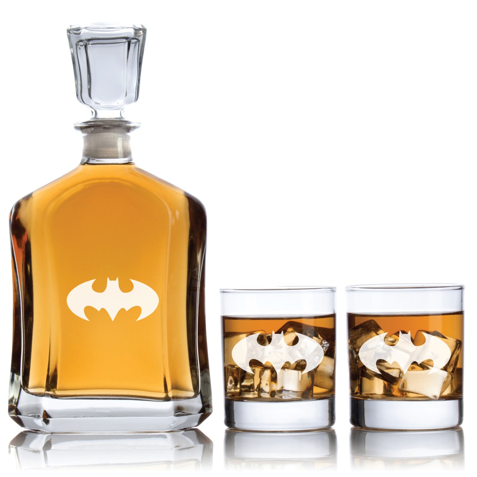 Personalized Batman with Optional Whiskey Glasses Decanter & Etsy