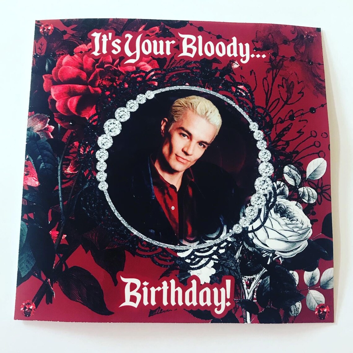 Spike Buffy birthday card | Etsy