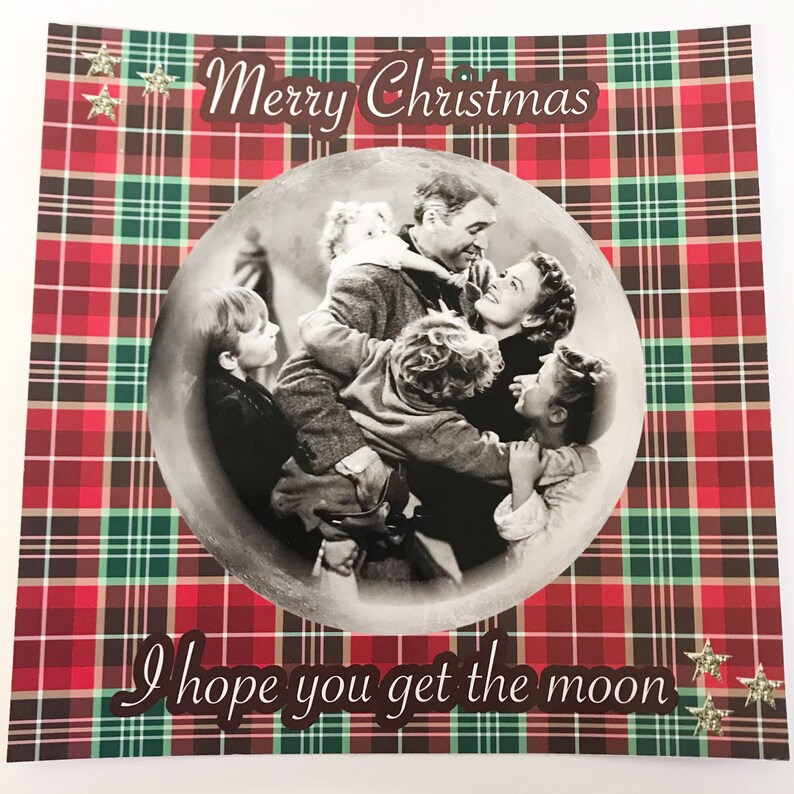 Its a Wonderful Life Christmas Card Etsy