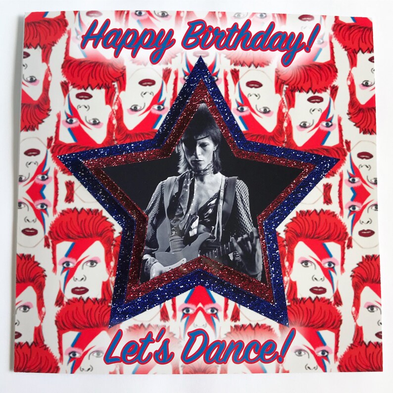 David Bowie birthday card | Etsy