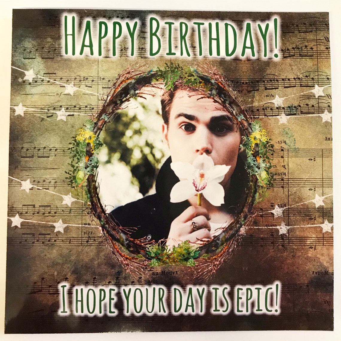 Stefan Salvatore Birthday Card | Etsy