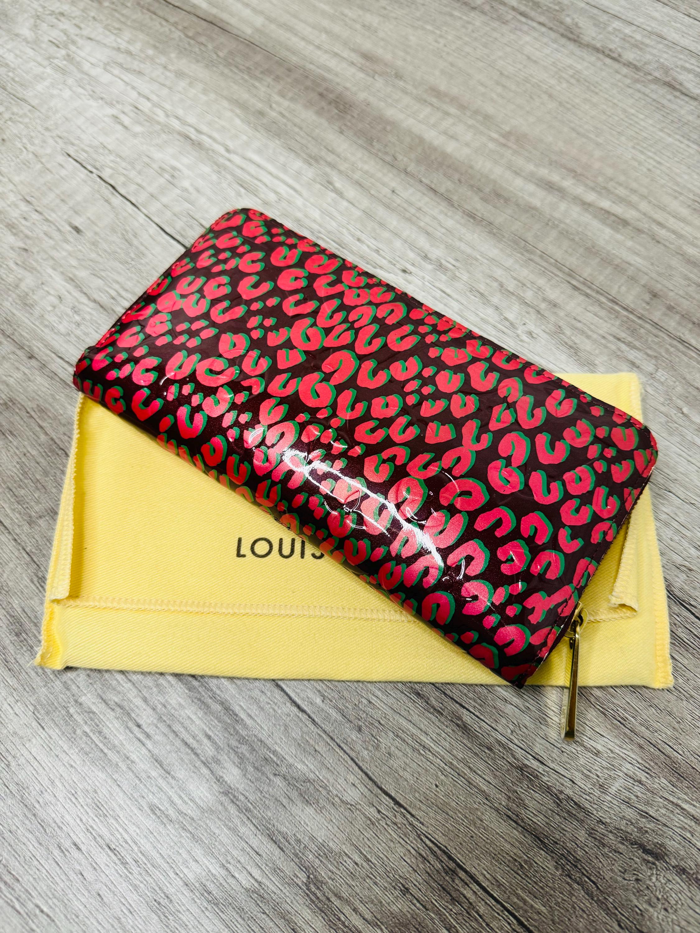 Authentic Louis Vuitton Vernis Stephen Sprouse Leopard Zippy