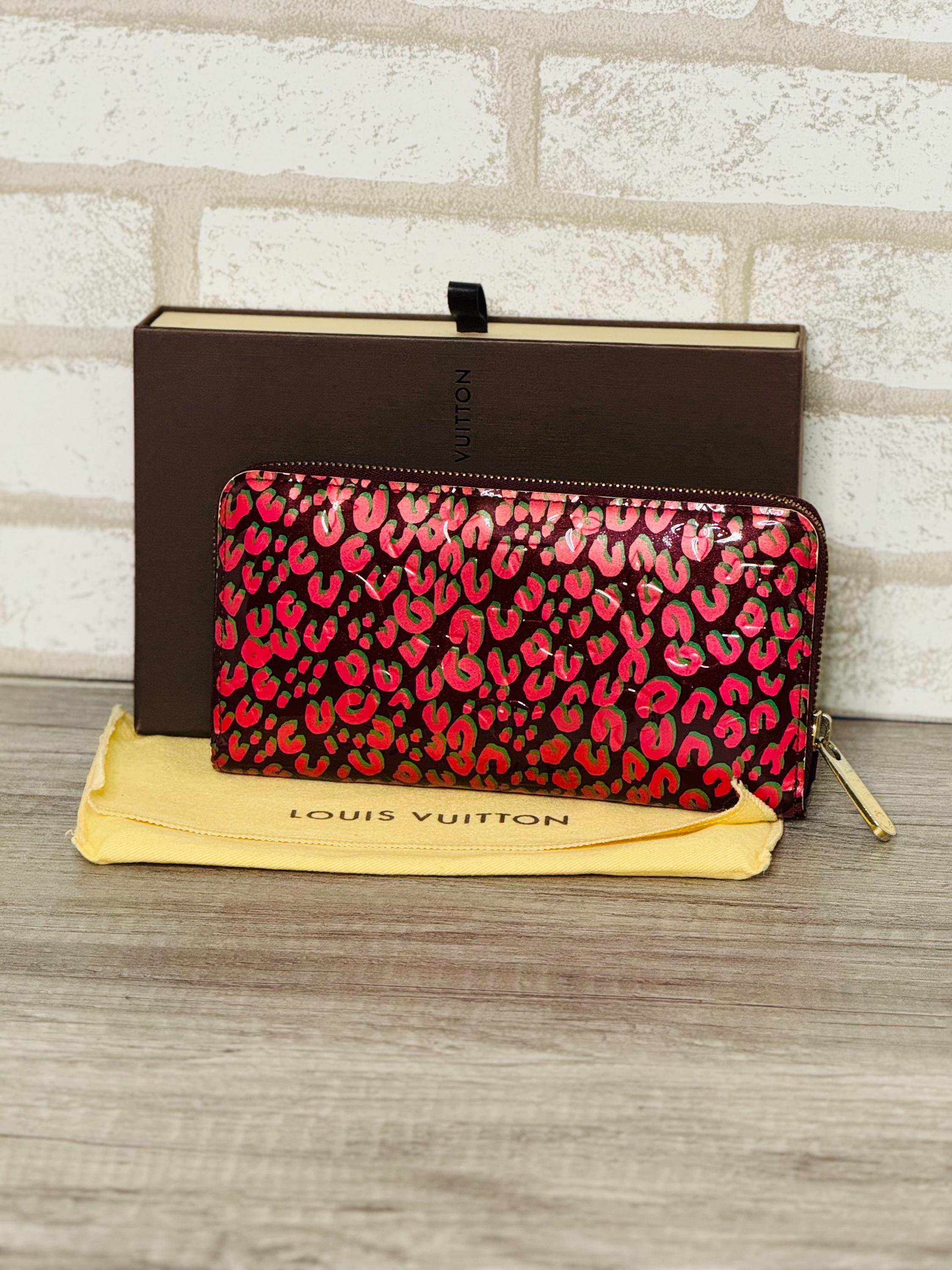Authentic Louis Vuitton Vernis Stephen Sprouse Leopard Zippy
