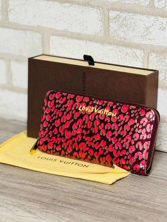 LOUIS VUITTON ポルトクレ・アニマルタイガー <No.1103> Authentic Louis Vuitton Vernis Stephen Sprouse Leopard Zippy