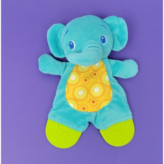 Taggies Bright Starts Elephant Teething Baby Blanket Plush 8 Doll