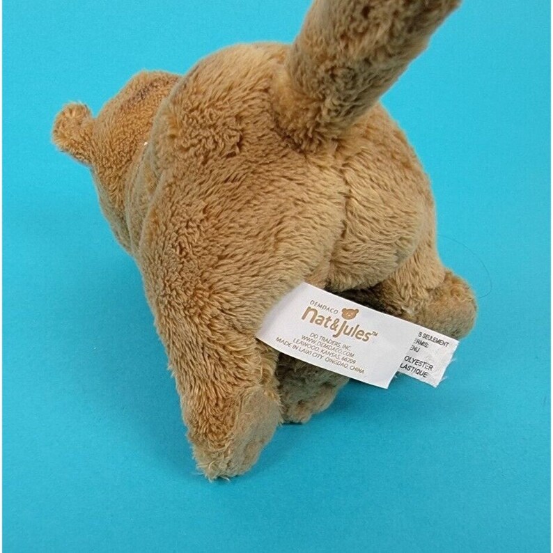 Nat & Jules Orange Tabby Cat Plush Realistic 7 Stuffed Etsy