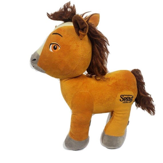Spirit Riding Free Horse Plush Stuffed Doll Cartoon 12 Etsy UK