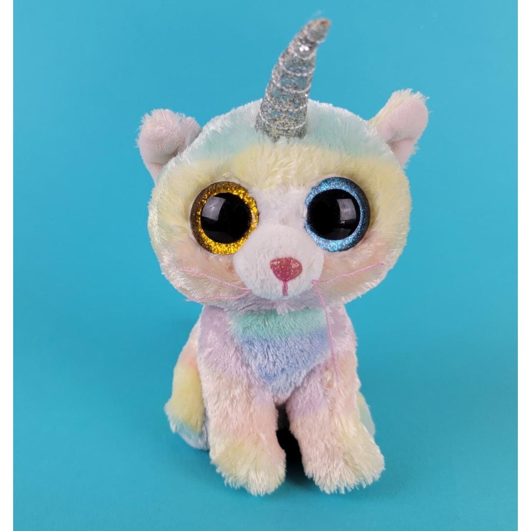 TY Beanie Boos 6" HEATHER Cat Unicorn UniCat Plush Stuffed Animal