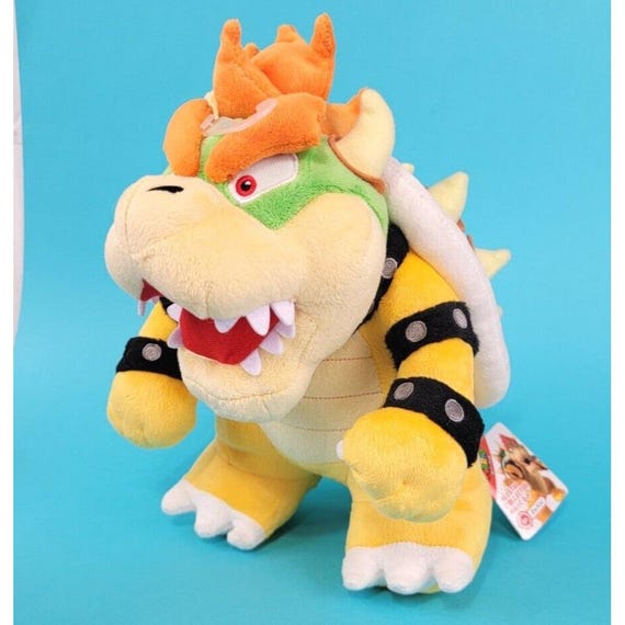 Sanei All Star Mario Bowser Plush 10 Stuffed Animal Toy Doll Mascot New Etsy