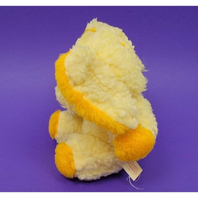 Bantam Yellow Elphant Plush Doll Vintage 7 Stuffed Etsy