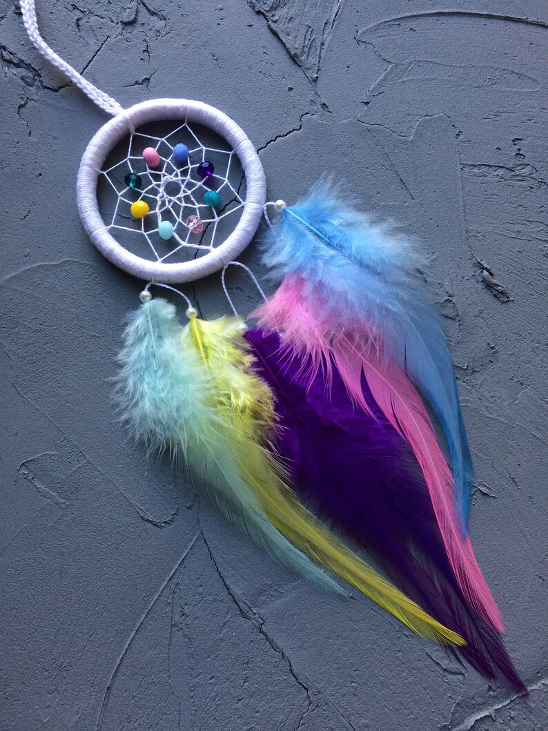 Dreamcatcher for Car Gift Under 20 Unicorn Dream Catcher Baby Etsy