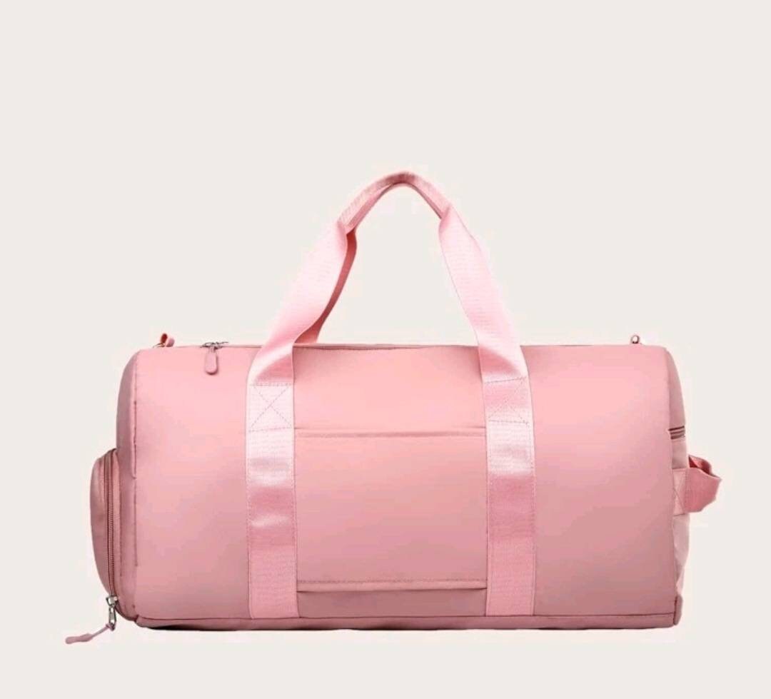 Personalised Pink Duffel Duffle Weekend Bag Gym Bag - Etsy UK