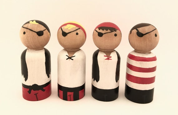 pirate peg dolls