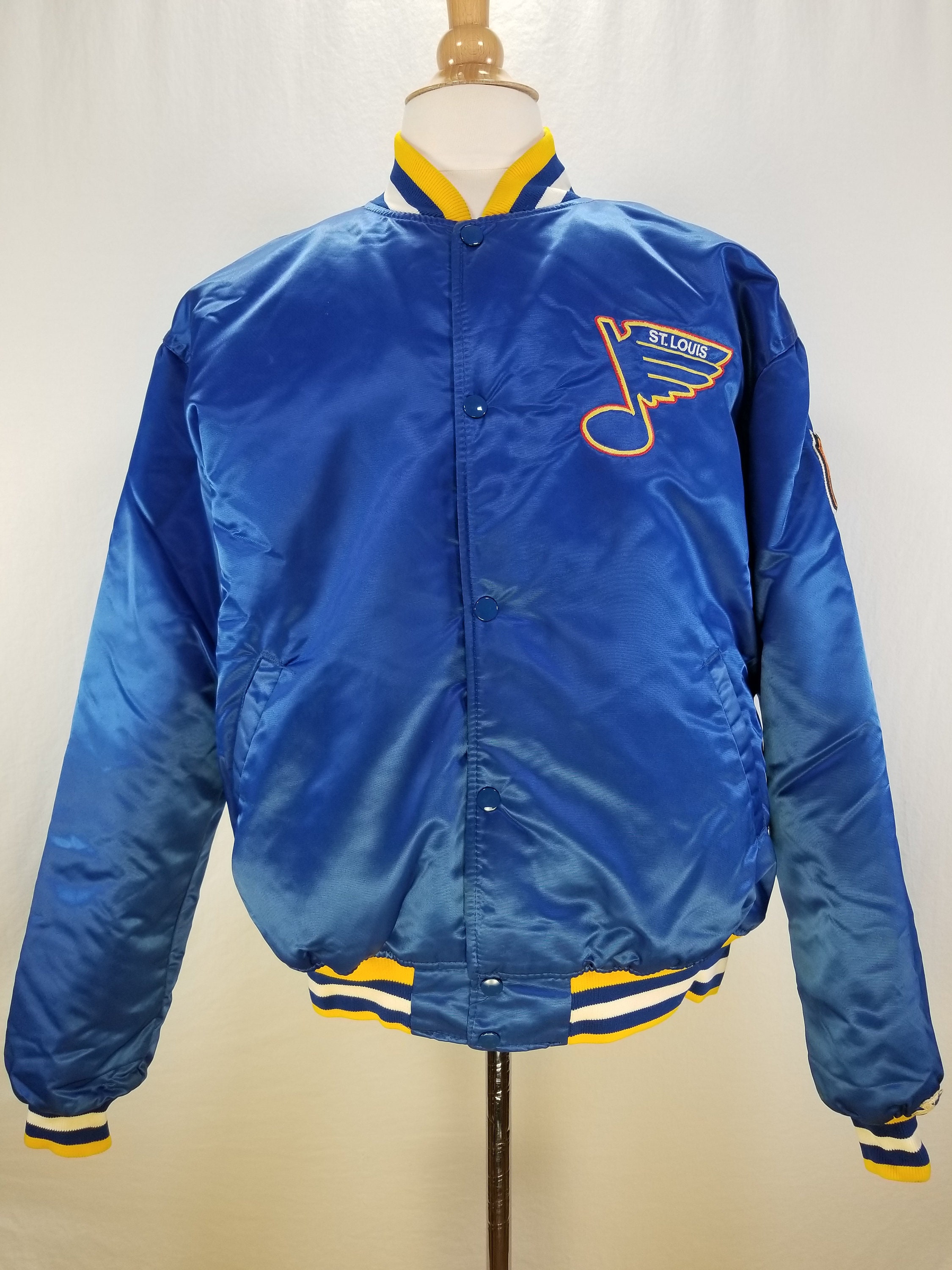 ST. LOUIS CARDINALS FULL LEATHER JACKET - NAVY