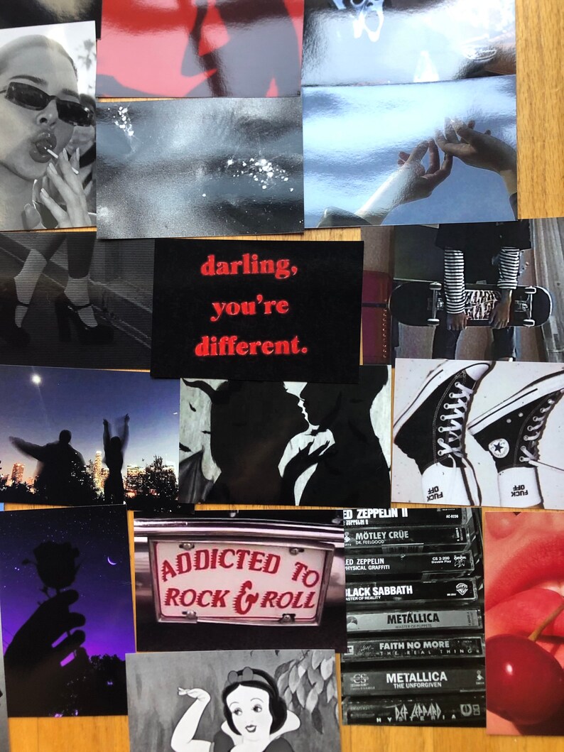 Custom Grunge Photo Wall Collage Kit | Etsy