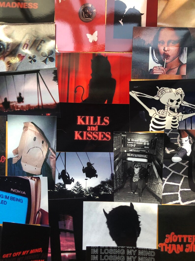 Custom Grunge Photo Wall Collage Kit | Etsy