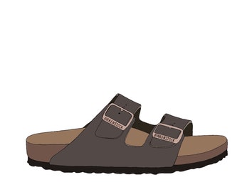Birkenstock Sticker | Etsy
