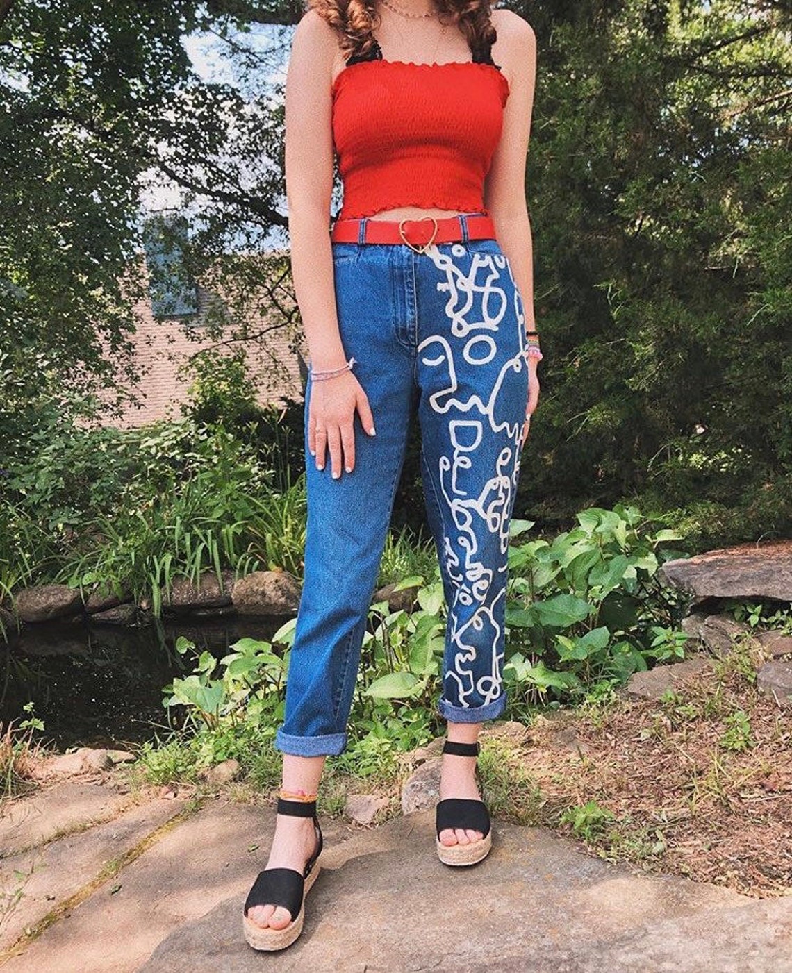 custom jeans
