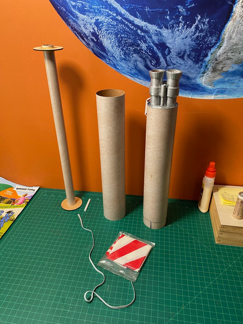 Geminititan Model Rocket Parts Kit, Size BT80 New Scale/not a