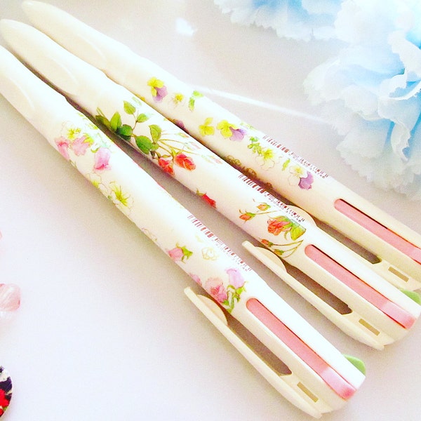 Floral Pattern Pen- 4 Colour