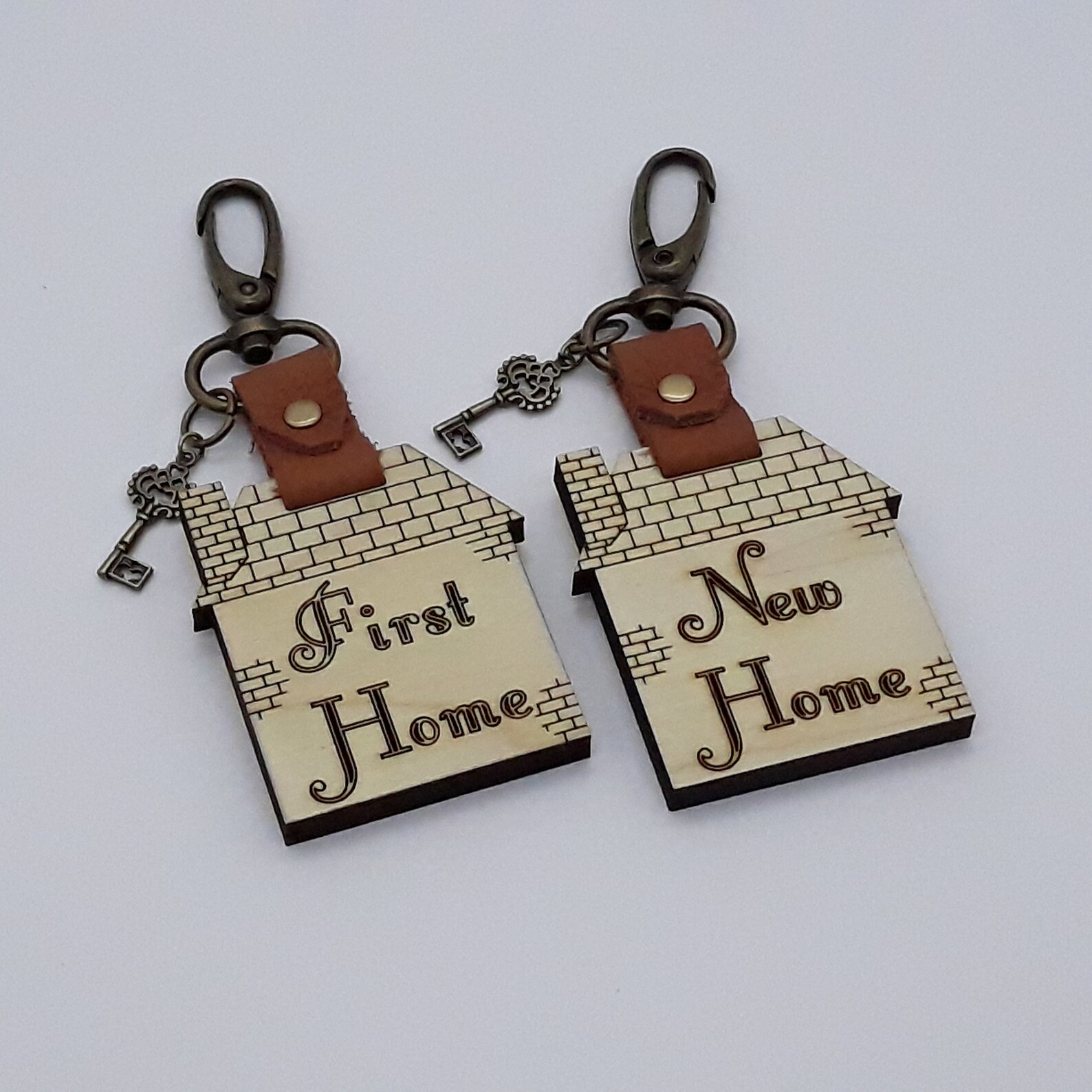 Persoanlized New Home Keychain First Home Keychain Custom Etsy