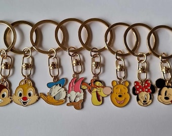 Mickey und Freunde Schlüsselanhänger | Disney Schlüsselanhänger | Taschenanhänger | Schlüsselanhänger | Handarbeit | Geschenkideen | Süßer Schlüsselanhänger